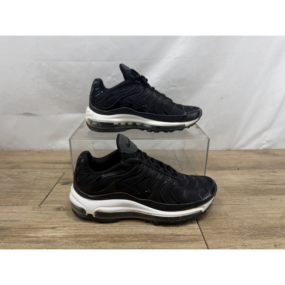 Nike Air Max Plus 97 Black White AH8144-001 Womens Running Shoes